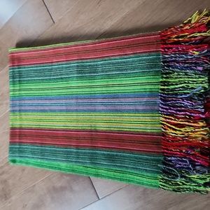 Multicolor Weave Scarf / Wrap